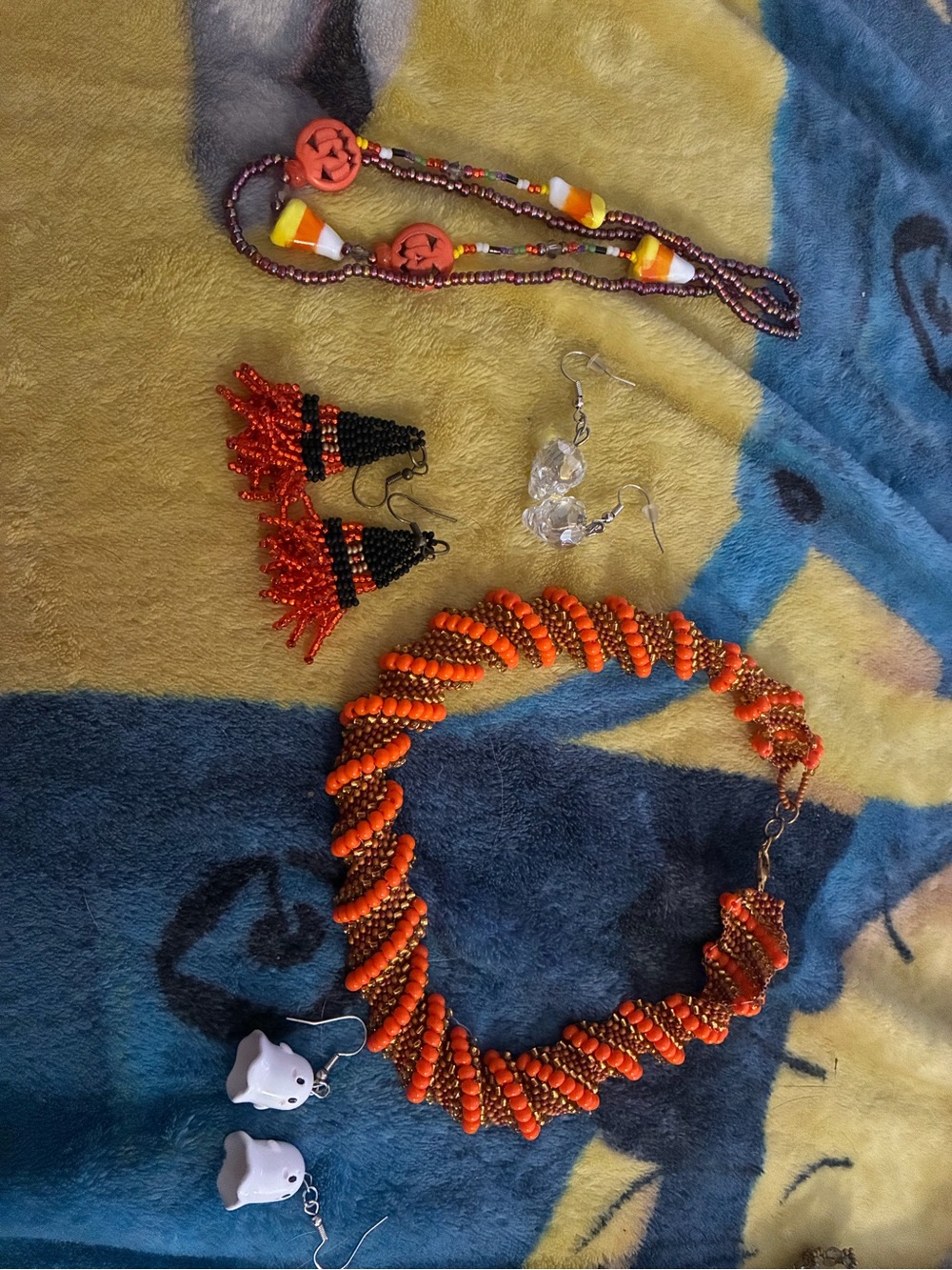 Handmade Halloween jewelry set